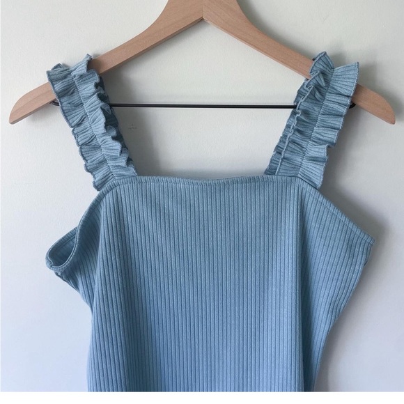 Madewell Ruffled Tank. - Picture 4 of 4